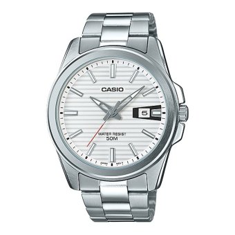CASIO STANDARD นาฬิกาผู้ชาย สายแสตนเลส รุ่น MTP-E127D-7A CASIO STANDARD นาฬิกาผู้ชาย สายแสตนเลส รุ่น MTP-E127D-7A