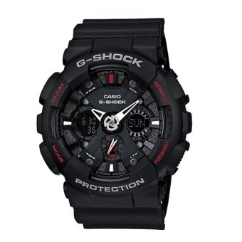 Casio G-Shock นาฬิกาข้อมือผู้ชาย สีดำ สายเรซิ่น รุ่น GA-120-1ADR Casio G-Shock นาฬิกาข้อมือผู้ชาย สีดำ สายเรซิ่น รุ่น GA-120-1ADR