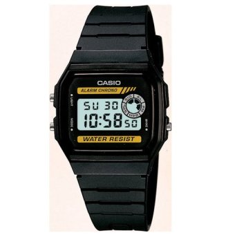 Casio Standard นาฬิกาข้อมือผู้ชาย สีดำ/เหลือง สายเรซิ่น รุ่น F-94WA-9DG Casio Standard นาฬิกาข้อมือผู้ชาย สีดำ/เหลือง สายเรซิ่น รุ่น F-94WA-9DG