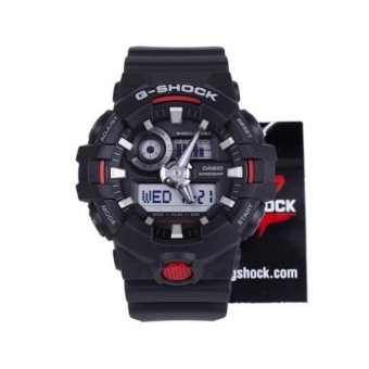 CASIO G-SHOCK รุ่น GA-700-1ADR (CMG) นาฬิกาข้อมือ สายเรซิ่น สีดำ แดง CASIO G-SHOCK รุ่น GA-700-1ADR (CMG) นาฬิกาข้อมือ สายเรซิ่น สีดำ แดง