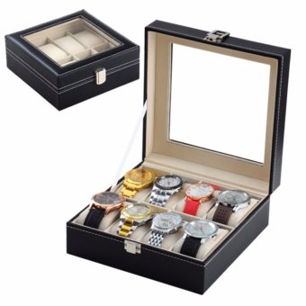 Fancybox กล่องนาฬิกาไม้บุหนัง สำหรับนาฬิกา 8 เรือน (Black) Fancybox กล่องนาฬิกาไม้บุหนัง สำหรับนาฬิกา 8 เรือน (Black)
