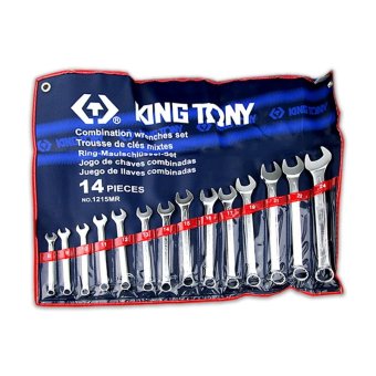 KING TONY ชุดกุญแจแหวนข้างปากตาย 8mm - 24mm (14ชิ้น/ชุด) KING TONY ชุดกุญแจแหวนข้างปากตาย 8mm - 24mm (14ชิ้น/ชุด)