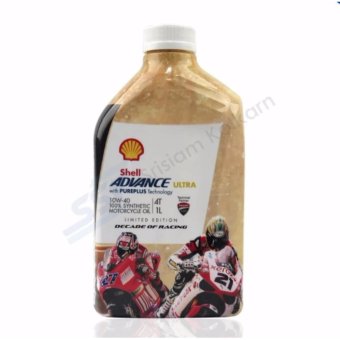 SHELL น้ำมันเครื่องมอเตอร์ไซค์ 4T ADVANCE ULTRA 10W-40 สังเคราะห์แท้ 100% 1 ลิตร SHELL น้ำมันเครื่องมอเตอร์ไซค์ 4T ADVANCE ULTRA 10W-40 สังเคราะห์แท้ 100% 1 ลิตร