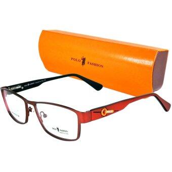 KOREA แว่นตา รุ่น POLO 734 Stainless Steel ขาสปริง (สีแดง) KOREA แว่นตา รุ่น POLO 734 Stainless Steel ขาสปริง (สีแดง)