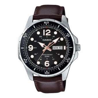 Casio Standard นาฬิกาข้อมือ ผู้ชาย สายหนัง รุ่น MTD-100L-5A Casio Standard นาฬิกาข้อมือ ผู้ชาย สายหนัง รุ่น MTD-100L-5A