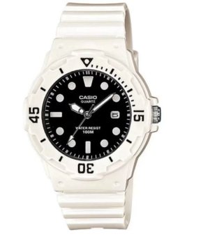 CASIO standard นาฬิกาข้อมือ sport Lady White/Black สายเรซิ่น รุ่น LRW-200H-1EVDF CASIO standard นาฬิกาข้อมือ sport Lady White/Black สายเรซิ่น รุ่น LRW-200H-1EVDF