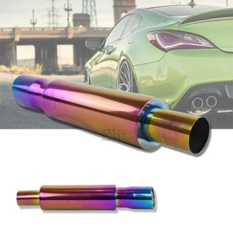 Elit ท่อรถ ท่อไทเทเนียม ท่อไอเสีย ท่อสูตรสีรุ้ง Neo Chrome Hi Power Universal 304 Stainless Steel Exhaust Pipe Racing Muffler Tip Car Exhaust Pipe RS-CR1002 Elit ท่อรถ ท่อไทเทเนียม ท่อไอเสีย ท่อสูตรสีรุ้ง Neo Chrome Hi Power Universal 304 Stainless Steel Exhaust Pipe Racing Muffler Tip Car Exhaust Pipe RS-CR1002