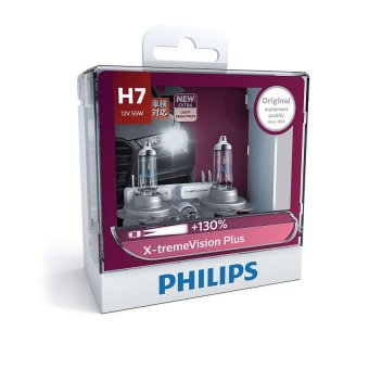 Philips หลอดไฟ รถยนต์ H7 รุ่น X-TREME Vision Plus Upgrade ความสว่าง +130% Philips หลอดไฟ รถยนต์ H7 รุ่น X-TREME Vision Plus Upgrade ความสว่าง +130%