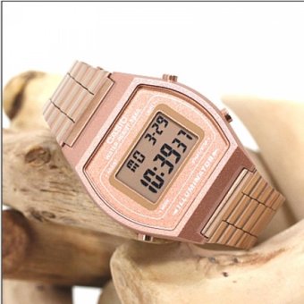 Casio Standard นาฬิกาข้อมือ สายสแตนเลส รุ่น B640WC-5ADF - สีพิ้งโกลด์ Casio Standard นาฬิกาข้อมือ สายสแตนเลส รุ่น B640WC-5ADF - สีพิ้งโกลด์
