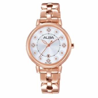 Alba นาฬิกาข้อมือผู้หญิง สายสแตนเลส รุ่น AH7L52X1 (สีพิ้งโกล) Alba นาฬิกาข้อมือผู้หญิง สายสแตนเลส รุ่น AH7L52X1 (สีพิ้งโกล)