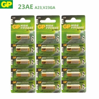GP Battery ถ่าน Alkaline Battery 12V. รุ่น GP23AE / A23S / A23L / L1028 (3 แพ็ค 15 ก้อน) GP Battery ถ่าน Alkaline Battery 12V. รุ่น GP23AE / A23S / A23L / L1028 (3 แพ็ค 15 ก้อน)