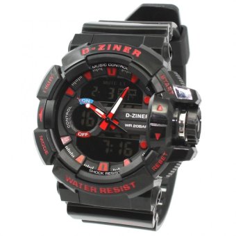 D-ZINER นาฬิกาข้อมือผู้ชาย สายซิลิโคน รุ่น DZ-8089 D-ZINER นาฬิกาข้อมือผู้ชาย สายซิลิโคน รุ่น DZ-8089
