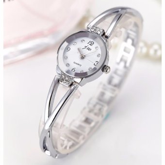 KPshop นาฬิกาผู้หญิงสแตนเลส นาฬิกาข้อมือแฟชั่น นาฬิกาผู้หญิงนิยม รุ่น LC-014 (สีเงิน) KPshop นาฬิกาผู้หญิงสแตนเลส นาฬิกาข้อมือแฟชั่น นาฬิกาผู้หญิงนิยม รุ่น LC-014 (สีเงิน)