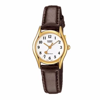 Casio Standard นาฬิกาข้อมือผู้หญิง สายหนังสีดำ รุ่น LTP-1094Q-7B5RDF (สีขาว) Casio Standard นาฬิกาข้อมือผู้หญิง สายหนังสีดำ รุ่น LTP-1094Q-7B5RDF (สีขาว)