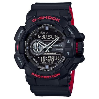 CASIO G-SHOCK รุ่น GA-400HR-1ADR นาฬิกาข้อมือ สายเรซิ่น สีดำ CASIO G-SHOCK รุ่น GA-400HR-1ADR นาฬิกาข้อมือ สายเรซิ่น สีดำ