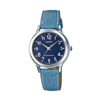 Casio Standard นาฬิกาข้อมือผู้หญิง สายหนัง รุ่น LTP-1390LB-2BDF - สีน้ำเงิน Casio Standard นาฬิกาข้อมือผู้หญิง สายหนัง รุ่น LTP-1390LB-2BDF - สีน้ำเงิน