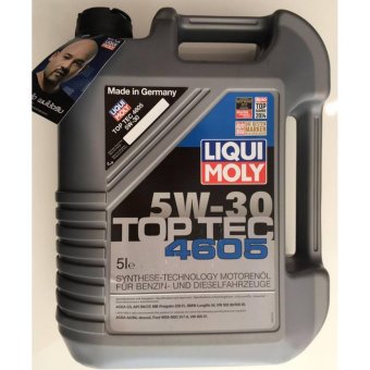 LIQUI MOLY น้ำมันเครื่องเบนซิน/ดีเซล Top Tec 4605 5W-30 ขนาด 5ลิตร LIQUI MOLY น้ำมันเครื่องเบนซิน/ดีเซล Top Tec 4605 5W-30 ขนาด 5ลิตร