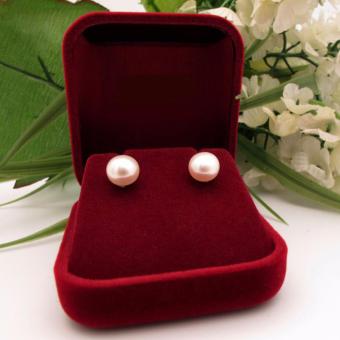 Pearl ต่างหูมุกแท้ แบบเม็ดเดี่ยว ขนาด10-12mm (สีขาวมุก) Pearl ต่างหูมุกแท้ แบบเม็ดเดี่ยว ขนาด10-12mm (สีขาวมุก)