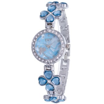 MEGA Lady Jewelry Luxury Fashion Bracelet Watch นาฬิกาข้อมือผู้หญิง สายสแตนเลส Kimio Style รุ่น K456 (Blue) MEGA Lady Jewelry Luxury Fashion Bracelet Watch นาฬิกาข้อมือผู้หญิง สายสแตนเลส Kimio Style รุ่น K456 (Blue)