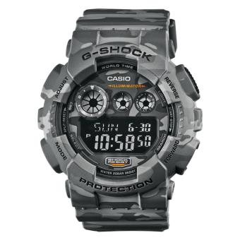CASIO G-SHOCK รุ่น GD-120CM-8DR (CMG) นาฬิกาข้อมือ สายเรซิ่น ลายพราง สีเทา CASIO G-SHOCK รุ่น GD-120CM-8DR (CMG) นาฬิกาข้อมือ สายเรซิ่น ลายพราง สีเทา