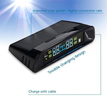 แรงดันลมยางรถพลังงานแสงอาทิตย์ระบบการ Tpms 4 เซ็นเซอร์นอกจอสี แรงดันลมยางรถพลังงานแสงอาทิตย์ระบบการ Tpms 4 เซ็นเซอร์นอกจอสี