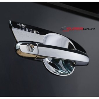 TFP ถาดรองมือเปิดประตู กันรอยประตู โครเมี่ยม (Door handle) / VIGO CHAMP 2011 TFP ถาดรองมือเปิดประตู กันรอยประตู โครเมี่ยม (Door handle) / VIGO CHAMP 2011