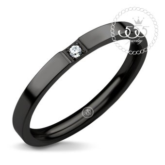 555jewelry แหวนดีไซน์เรียบ สี ดำ รุ่น MNC-R709-D - แหวนเรียบ แหวนผู้หญิง สแตนเลสสตีล แหวนนิ้วก้อย Tiny Ring 555jewelry แหวนดีไซน์เรียบ สี ดำ รุ่น MNC-R709-D - แหวนเรียบ แหวนผู้หญิง สแตนเลสสตีล แหวนนิ้วก้อย Tiny Ring