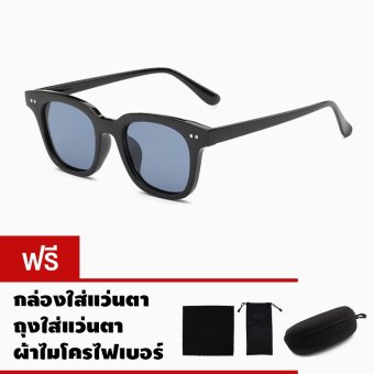 CAZP Sunglasses แว่นกันแดด Vintage Modified Wayfarer Style รุ่น 2142 P-003 Polarized กรอบดำ/เลนส์สีฟ้า (Black/Blue) สวมใส่ได้ทั้งชายและหญิง 47mm CAZP Sunglasses แว่นกันแดด Vintage Modified Wayfarer Style รุ่น 2142 P-003 Polarized กรอบดำ/เลนส์สีฟ้า (Black/Blue) สวมใส่ได้ทั้งชายและหญิง 47mm