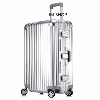 LEE กระเป๋าเดินทางล้อลาก 4 ล้อ ขนาด 20 นิ้ว รุ่น L187 - Silver LEE กระเป๋าเดินทางล้อลาก 4 ล้อ ขนาด 20 นิ้ว รุ่น L187 - Silver