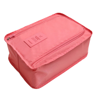 MONOPOLY กระเป๋าใส่รองเท้า ขนาดพกพา ป้ายซิลิโคน - สี Pale Pink MONOPOLY กระเป๋าใส่รองเท้า ขนาดพกพา ป้ายซิลิโคน - สี Pale Pink