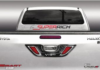 TFP ครอบมือเปิดท้าย (Tailgate) (สีดำ) / VIGO 2007-2011 TFP ครอบมือเปิดท้าย (Tailgate) (สีดำ) / VIGO 2007-2011