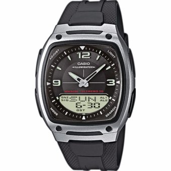 Casio Standard นาฬิกาข้อมือผู้ชาย สีดำ สายเรซิ่น รุ่น AW-81-1A1 Casio Standard นาฬิกาข้อมือผู้ชาย สีดำ สายเรซิ่น รุ่น AW-81-1A1