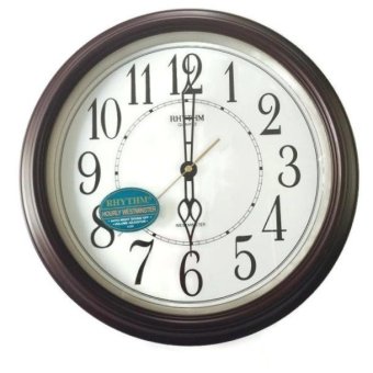 RHYTHM นาฬิกาแขวน รุ่น CMH726NR06 (Brown) RHYTHM นาฬิกาแขวน รุ่น CMH726NR06 (Brown)