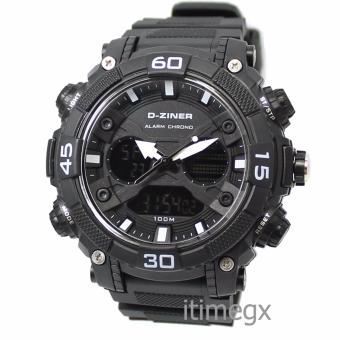 D-ZINER นาฬิกาข้อมือผู้ชาย สายซิลิโคนรุ่น DZ-8073 (ดำ/ขาว) D-ZINER นาฬิกาข้อมือผู้ชาย สายซิลิโคนรุ่น DZ-8073 (ดำ/ขาว)