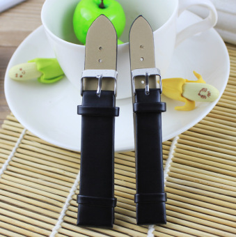 Easybuy ทนทานสูงเกรดโพลียูรีเทนหนังสตรีแบรนด์เนมนาฬิกามือรัด 16MM-20MM สีดำ Easybuy ทนทานสูงเกรดโพลียูรีเทนหนังสตรีแบรนด์เนมนาฬิกามือรัด 16MM-20MM สีดำ