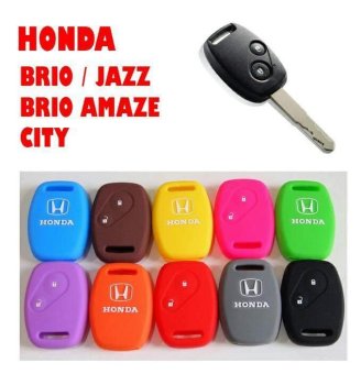 ซิลิโคนกุญแจรถยนต์ HONDA สีแดง ซิลิโคนกุญแจรถยนต์ HONDA สีแดง