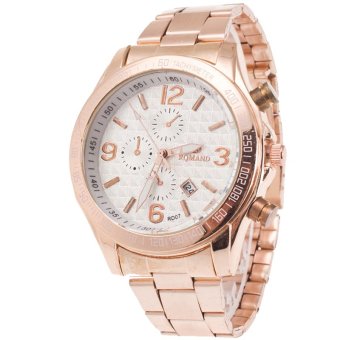 MEGA Calendar Wristwatch ปฏิทินนาฬิกาข้อมือผู้หญิง-ชาย สาย Stainless รุ่น MG0015 (White) MEGA Calendar Wristwatch ปฏิทินนาฬิกาข้อมือผู้หญิง-ชาย สาย Stainless รุ่น MG0015 (White)