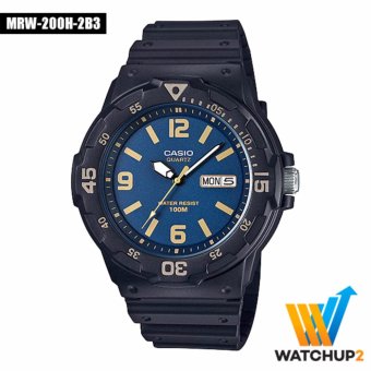 Casio Standard Watch นาฬิกาข้อมือ รุ่น MRW-200H-2B3 Casio Standard Watch นาฬิกาข้อมือ รุ่น MRW-200H-2B3