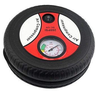 ปั๊มลม เครื่องเติมลมยางพกพา ปั๊มลมไฟฟ้า มอเตอร์ไซค์ 12V (สีดำ) ปั๊มลม เครื่องเติมลมยางพกพา ปั๊มลมไฟฟ้า มอเตอร์ไซค์ 12V (สีดำ)