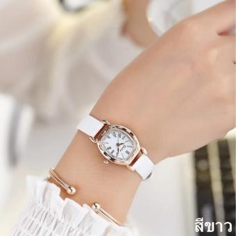 แฟชั่นผู้หญิง Watch นาฬิกาข้อมือผู้หญิง สายหนังพียู รุ่น(white) แฟชั่นผู้หญิง Watch นาฬิกาข้อมือผู้หญิง สายหนังพียู รุ่น(white)