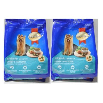SmartHeart สมาร์ทฮาร์ทสุนัขพันธ์เล็ก รสไก่และตับ 500 กรัม ( 2 ถุง) SmartHeart สมาร์ทฮาร์ทสุนัขพันธ์เล็ก รสไก่และตับ 500 กรัม ( 2 ถุง)
