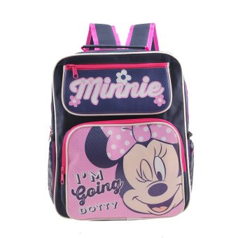 Disney Mickey Mouse กระเป๋าเป้ กระเป๋าสะพายหลัง กระเป๋านักเรียน (สีน้ำเงินคาดชมพู) Disney Mickey Mouse กระเป๋าเป้ กระเป๋าสะพายหลัง กระเป๋านักเรียน (สีน้ำเงินคาดชมพู)