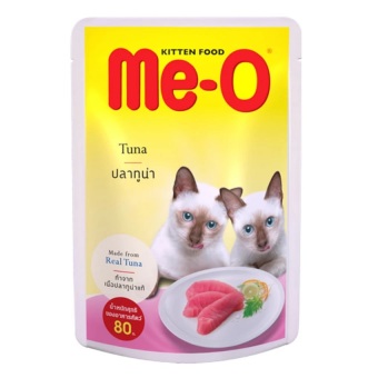 Me-o Pouch อาหารเปียก รสปลาทูน่า เบอร์ 9 80g ( 12 units ) Me-o Pouch อาหารเปียก รสปลาทูน่า เบอร์ 9 80g ( 12 units )