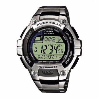 นาฬิกาข้อมือ Casio Men's WS220D-1AV Silver Stainless-Steel นาฬิกาข้อมือ Casio Men's WS220D-1AV Silver Stainless-Steel
