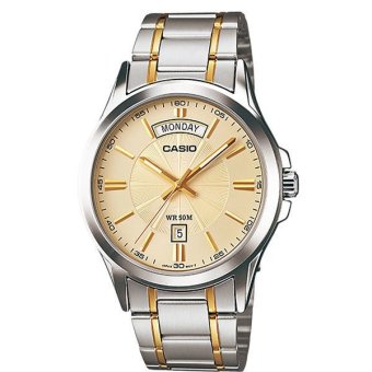 CASIO Gent quartz นาฬิกาข้อมือสุภาพบุรุษ Silver Stainless Strap รุ่น MTP-1381G-9AVDF CASIO Gent quartz นาฬิกาข้อมือสุภาพบุรุษ Silver Stainless Strap รุ่น MTP-1381G-9AVDF