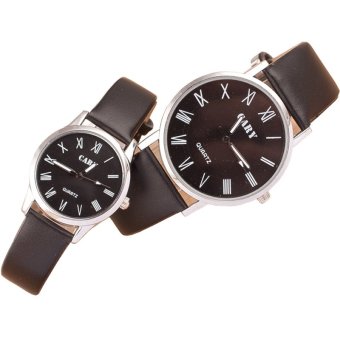 MEGA Quartz Waterproof Slim PU Leather Wristwatch Lover Couple Watch หรูหรานาฬิกาข้อมือ สายหนัง กันน้ำ นาฬิกาคู่ รุ่น MG0011 (Black) MEGA Quartz Waterproof Slim PU Leather Wristwatch Lover Couple Watch หรูหรานาฬิกาข้อมือ สายหนัง กันน้ำ นาฬิกาคู่ รุ่น MG0011 (Black)