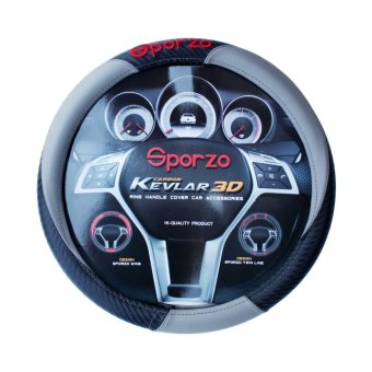 SPARZO หุ้มพวงมาลัย Kevlar 3D (สีเทา) SPARZO หุ้มพวงมาลัย Kevlar 3D (สีเทา)