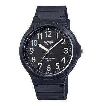 Casio Standard นาฬิกาข้อมือผู้ชาย สายเรซิ่น MW-240-1BV Casio Standard นาฬิกาข้อมือผู้ชาย สายเรซิ่น MW-240-1BV