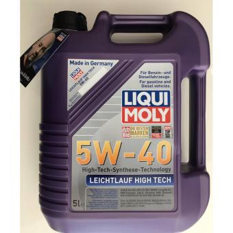 LIQUI MOLY น้ำมันเครื่องเบนซิน/ดีเซล LEICHTLAUF HIGH TECH 5W-40 ขนาด 5 ลิตร LIQUI MOLY น้ำมันเครื่องเบนซิน/ดีเซล LEICHTLAUF HIGH TECH 5W-40 ขนาด 5 ลิตร