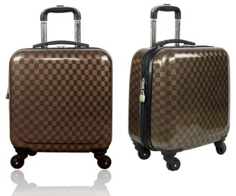 Sharton กระเป๋าเดินทาง ล้อลาก แบบซิปขยาย โพลีคาร์บอเนต 16 นิ้ว รุ่น luxury Louise PC75715 (Gold Brown) Sharton กระเป๋าเดินทาง ล้อลาก แบบซิปขยาย โพลีคาร์บอเนต 16 นิ้ว รุ่น luxury Louise PC75715 (Gold Brown)